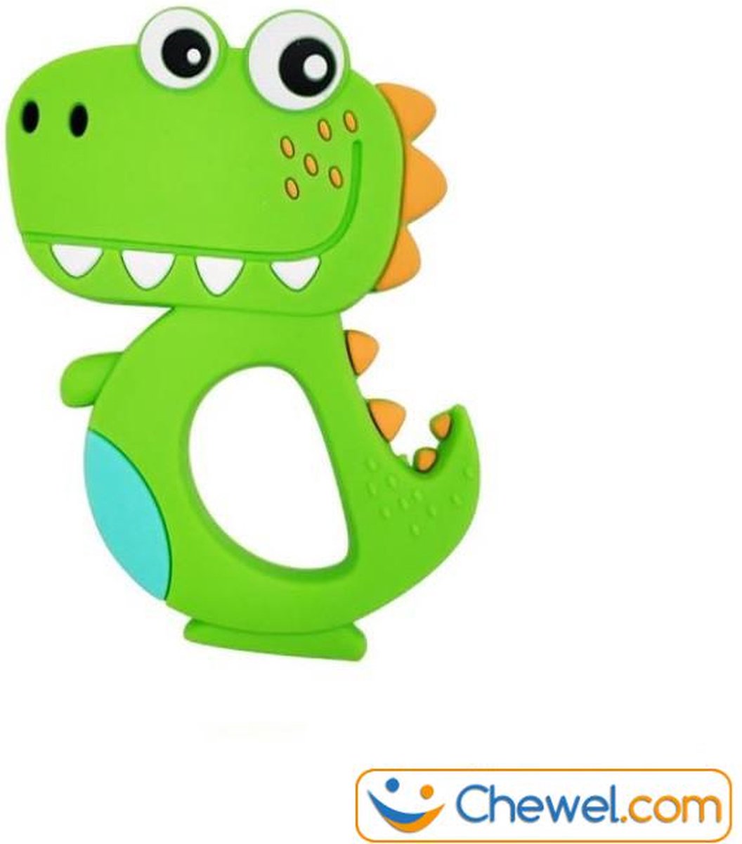 Bijtketting Dinosaurus | Cartoon Groen | Chewel ®